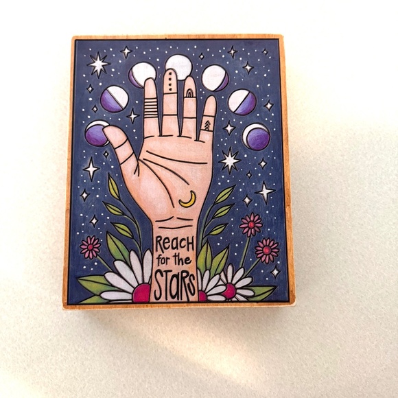 “Reach for the Stars” Wooden Decorative Sign (Primitives by Kathy) - Picture 1 of 3